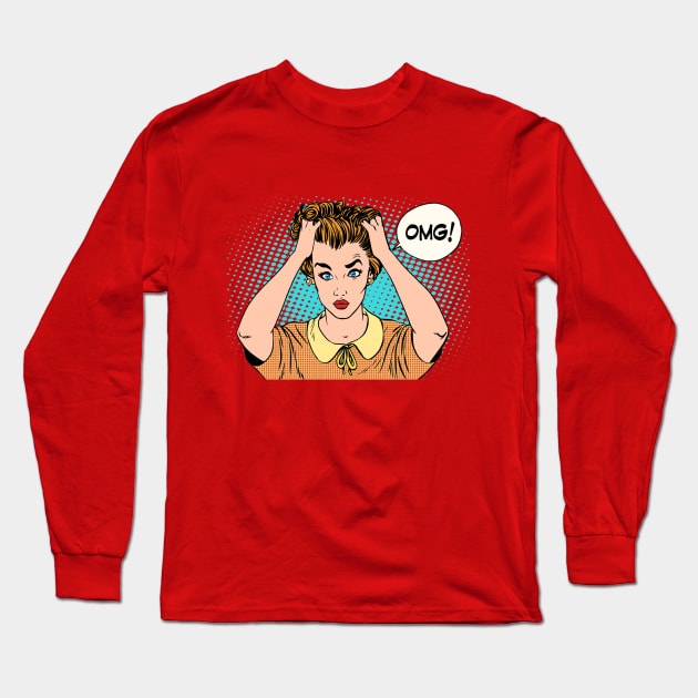 OMG Long Sleeve T-Shirt by Invisibleman17